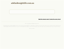 Tablet Screenshot of adelaidenightlife.com.au